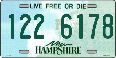 NH license plate 1226178