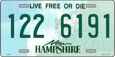 NH license plate 1226191
