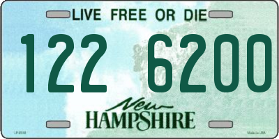 NH license plate 1226200