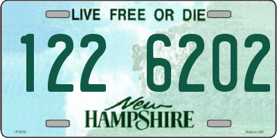 NH license plate 1226202