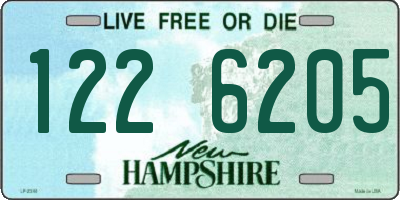 NH license plate 1226205