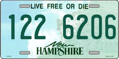 NH license plate 1226206