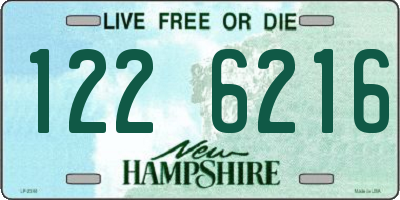 NH license plate 1226216