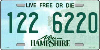 NH license plate 1226220
