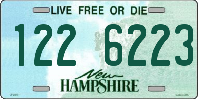 NH license plate 1226223