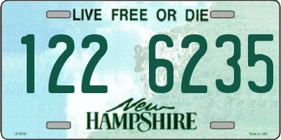 NH license plate 1226235