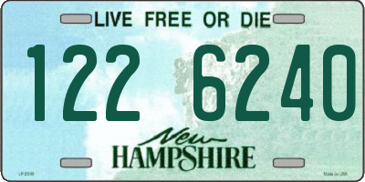 NH license plate 1226240
