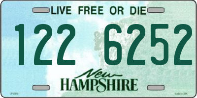 NH license plate 1226252