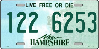 NH license plate 1226253