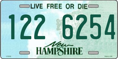 NH license plate 1226254