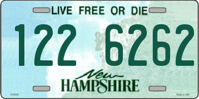 NH license plate 1226262