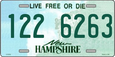 NH license plate 1226263
