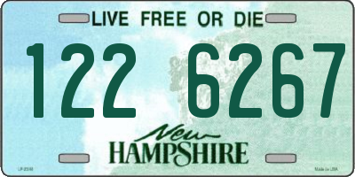 NH license plate 1226267