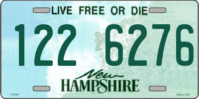 NH license plate 1226276