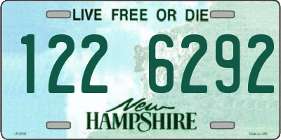 NH license plate 1226292