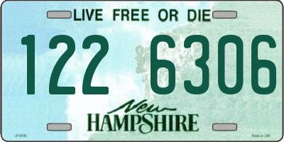 NH license plate 1226306