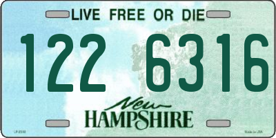 NH license plate 1226316
