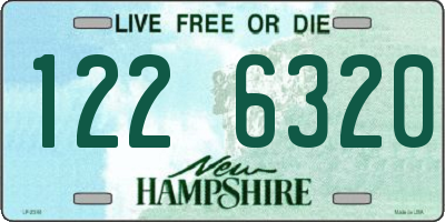 NH license plate 1226320