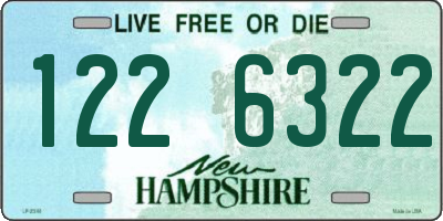 NH license plate 1226322