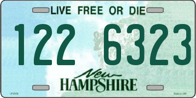 NH license plate 1226323