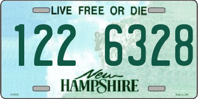 NH license plate 1226328