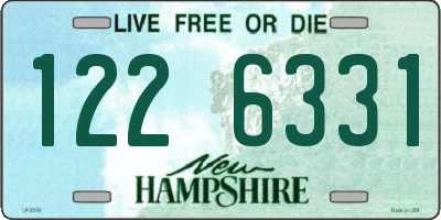 NH license plate 1226331
