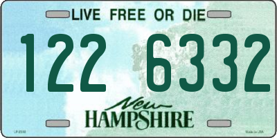 NH license plate 1226332