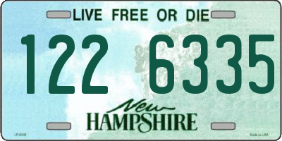 NH license plate 1226335