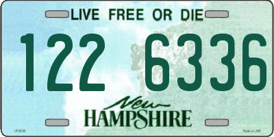 NH license plate 1226336