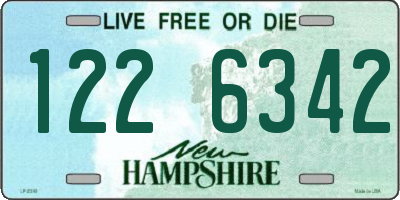 NH license plate 1226342