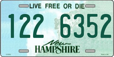 NH license plate 1226352
