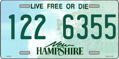 NH license plate 1226355