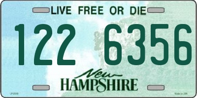 NH license plate 1226356