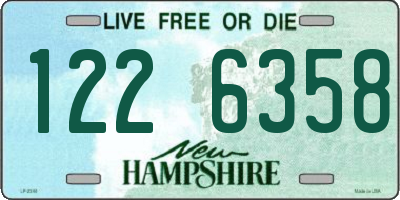 NH license plate 1226358