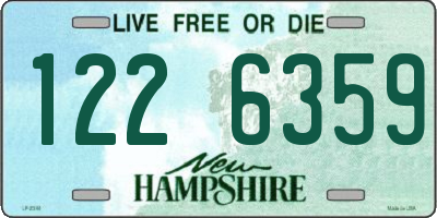 NH license plate 1226359