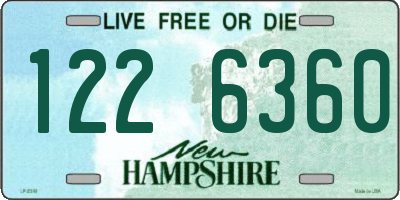 NH license plate 1226360
