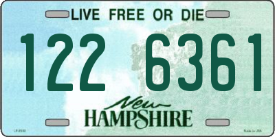 NH license plate 1226361