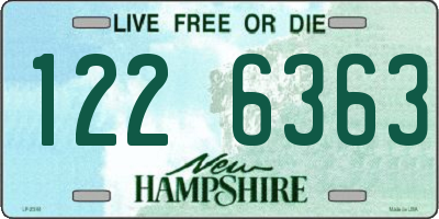 NH license plate 1226363