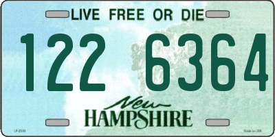 NH license plate 1226364