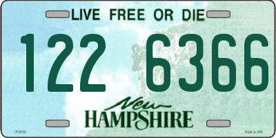 NH license plate 1226366