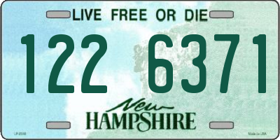 NH license plate 1226371