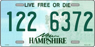 NH license plate 1226372