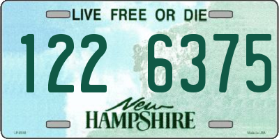 NH license plate 1226375
