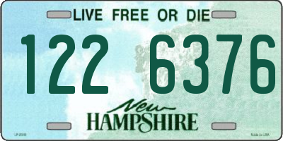 NH license plate 1226376