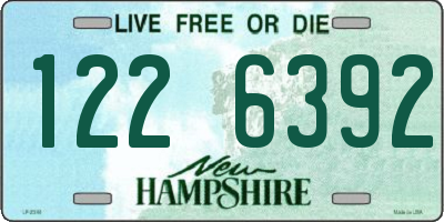 NH license plate 1226392
