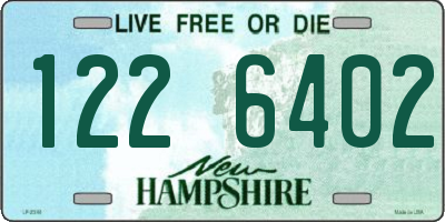 NH license plate 1226402