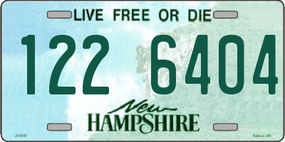 NH license plate 1226404