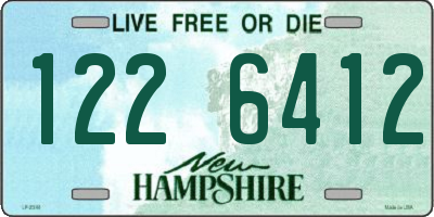 NH license plate 1226412