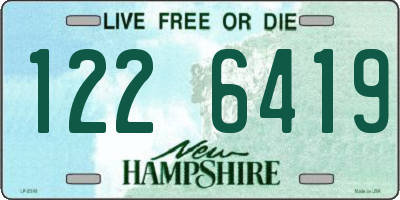 NH license plate 1226419