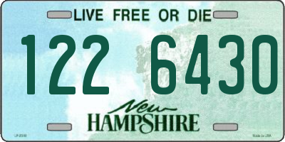 NH license plate 1226430